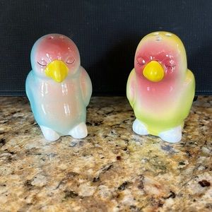 Charming Birds Vintage Salt and Pepper